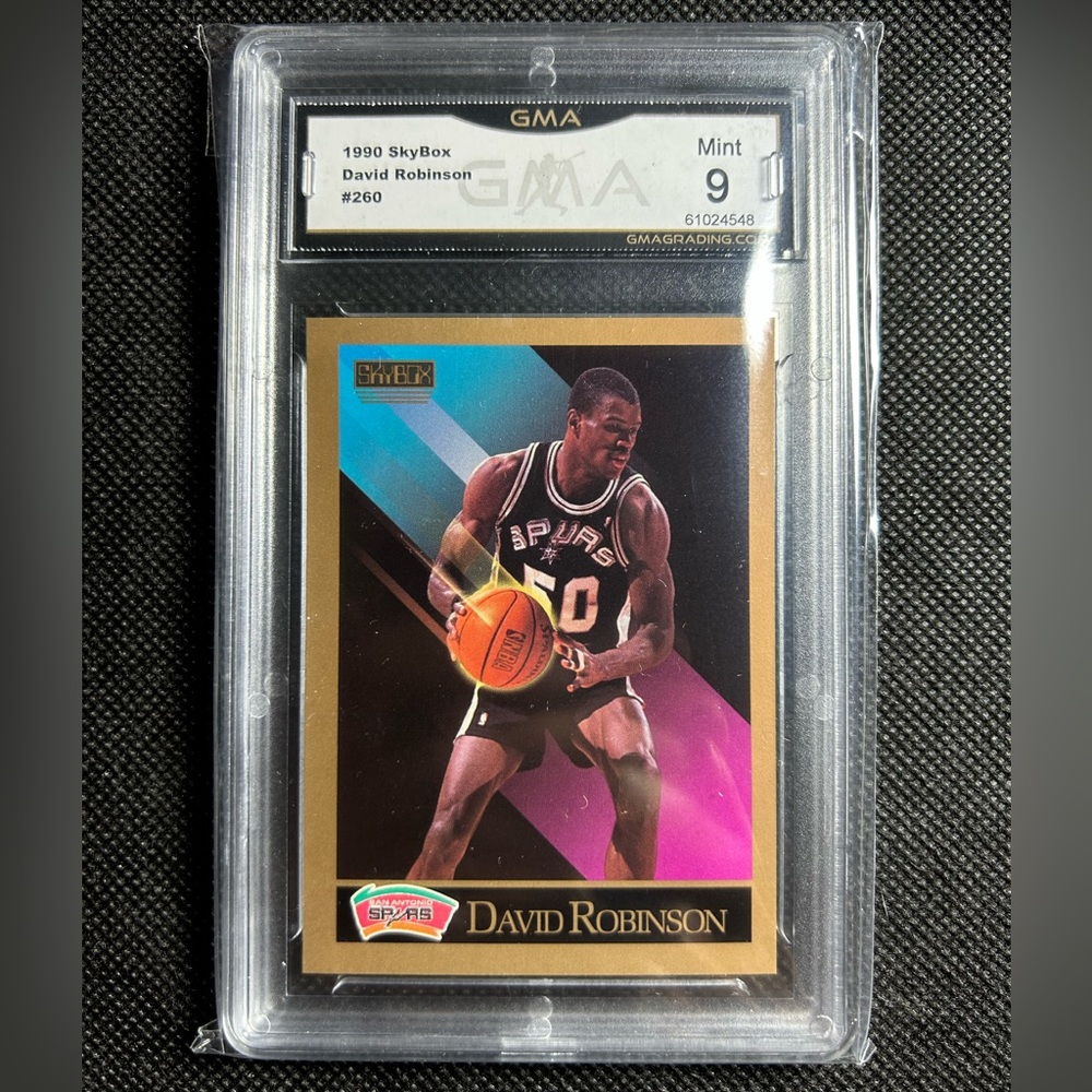 1990 Skybox David Robinson #260 GMA 9 MINT San Antonio Spurs HOF